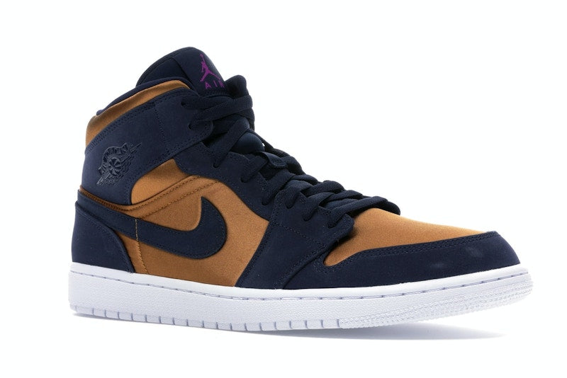 Jordan 1 Mid Obsidian Desert Ochre