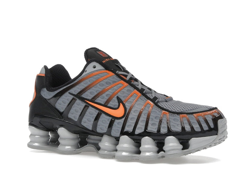 Nike Shox TL Light Smoke Grey Black Bright Mandarin