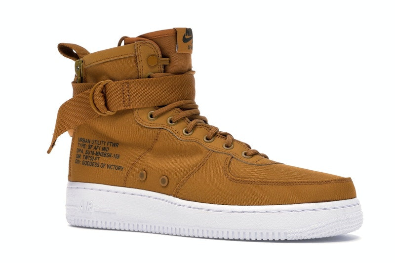 Nike SF Air Force 1 Mid Desert Ochre