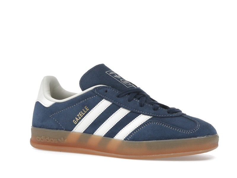 adidas Gazelle Indoor Night Indigo Off White Gold Metallic