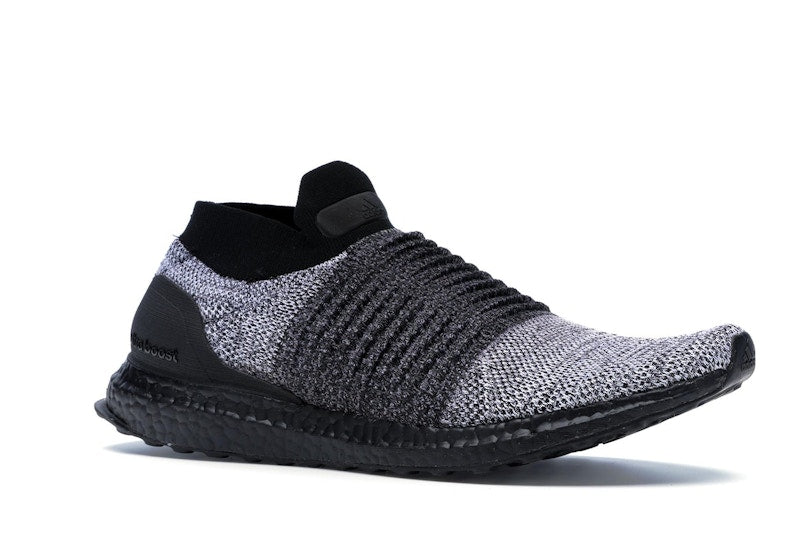 adidas Ultra Boost Laceless Mid Black Oreo