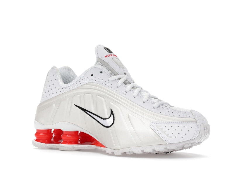 Nike Shox R4 White Phantom Picante Red (Women's)