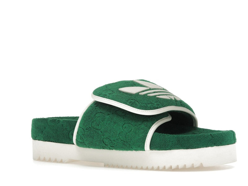 adidas x Gucci GG Platform Sandal Green