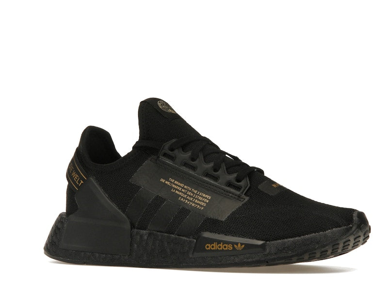 adidas NMD R1 V2 Black Gold Metallic