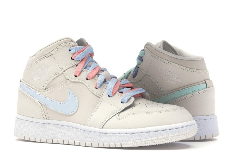 Jordan 1 Mid Multi-Color Swoosh Phantom (GS)