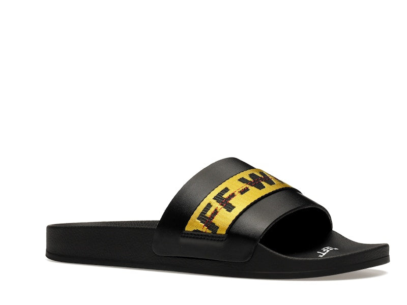 OFF-WHITE Industrial Belt Slides Black Yellow