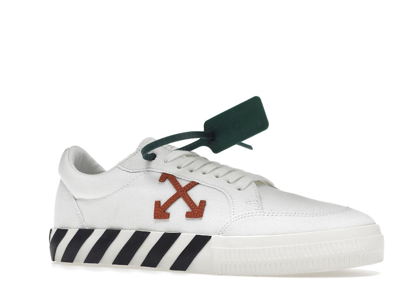 OFF-WHITE Vulc Low Canvas White Red Arrow Black