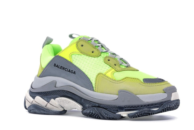 Balenciaga Triple S Neon Yellow (2018 Reissue)
