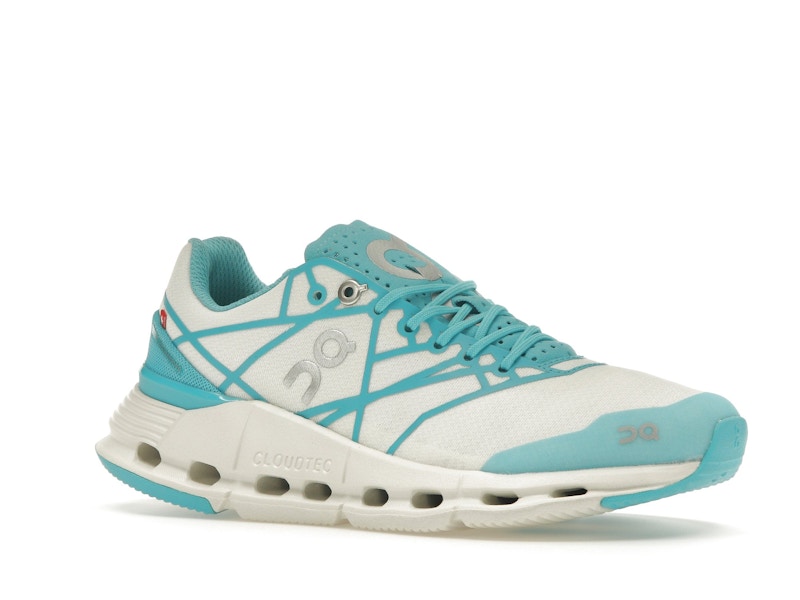 On Running Cloudnova Z5 White Cyan (Women's)