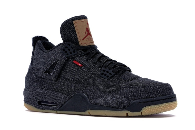 Jordan 4 Retro Levi's Black (Blank Tag)