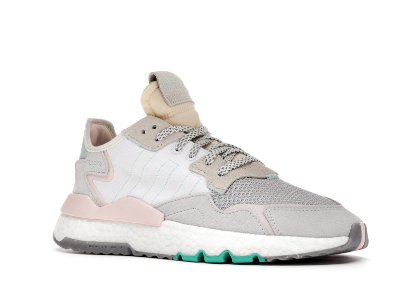 adidas Nite Jogger White Mint Pink (Women's)