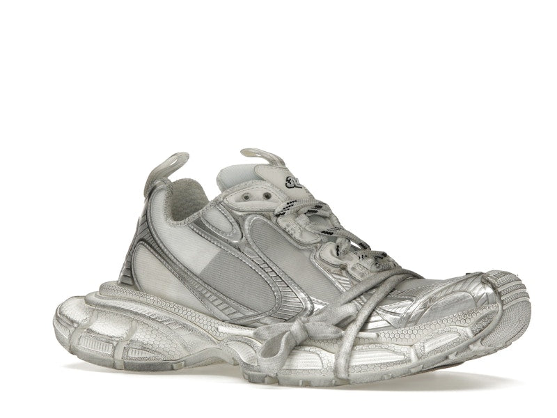 Balenciaga 3XL White Silver Summer Mesh