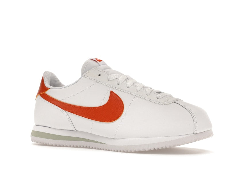 Nike Cortez White Campfire Orange