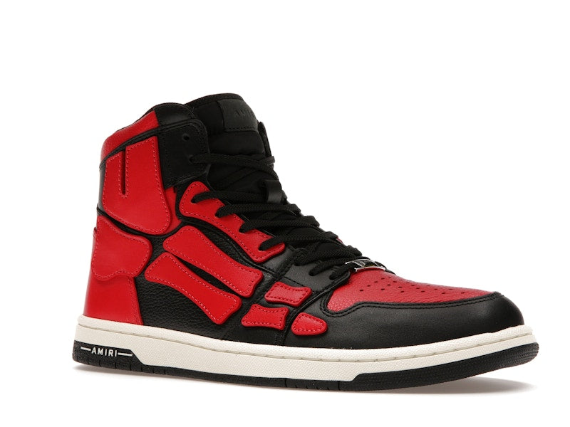 AMIRI Skel Top Hi Black Red White
