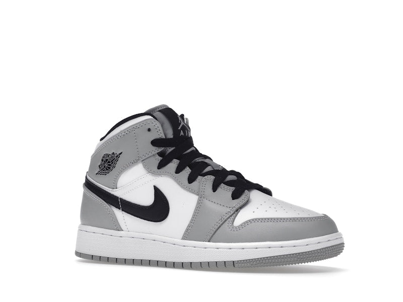Jordan 1 Mid Light Smoke Grey (GS)