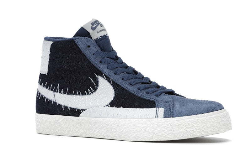 Nike SB Zoom Blazer Mid Sashiko Mystic Navy