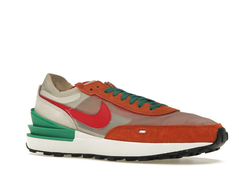 Nike Waffle One Burnt Sunrise Light Orewood Brown Malachite Mystic Hibiscus (Women's)