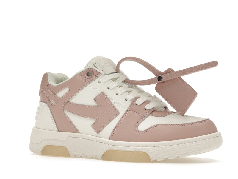 OFF-WHITE Out Of Office "OOO" Low Tops White Pink (Women's)