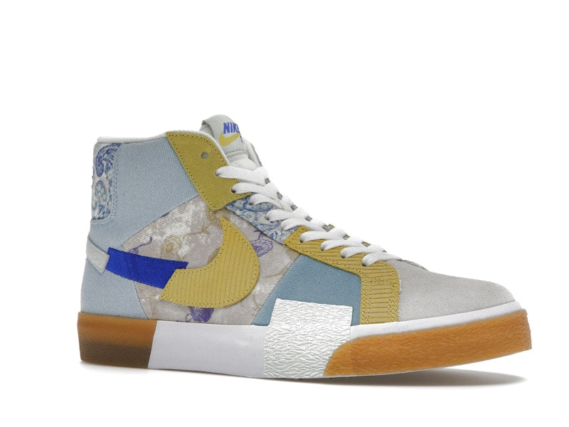 Nike SB Zoom Blazer Mid Premium Floral Paisley Boarder Blue