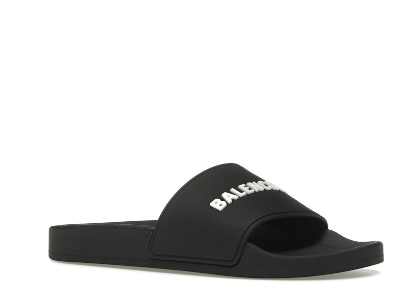 Balenciaga Pool Slide Black White (Women's)