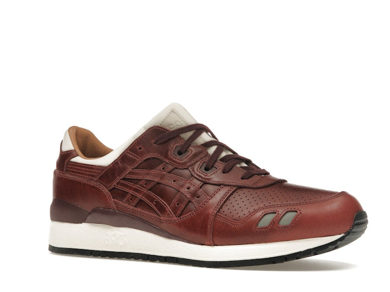 ASICS Gel-Lyte III Packer Shoes x J. Crew Oxblood Leather