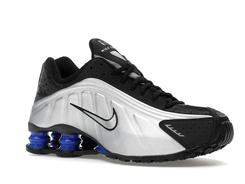 Nike Shox R4 Metallic Silver Black Racer Blue (Women's)