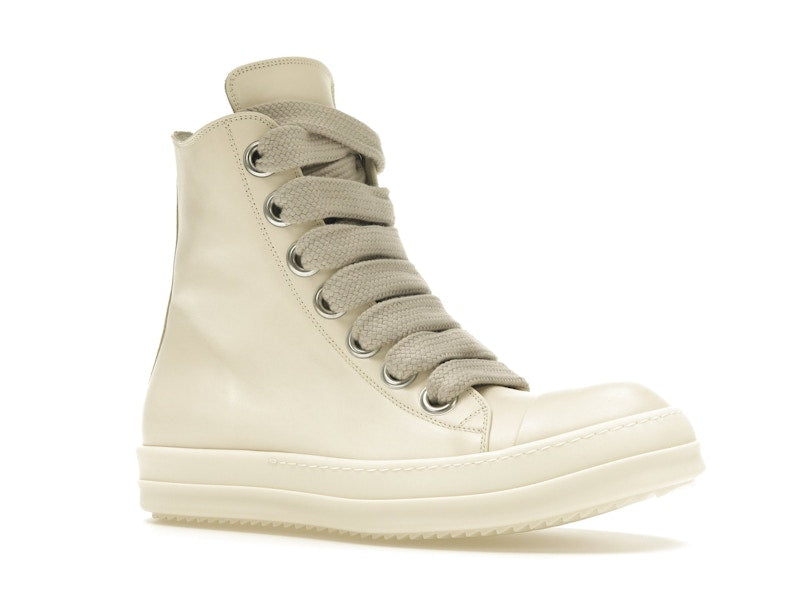 Rick Owens Lido High Sneaks Jumbo Laced Milk