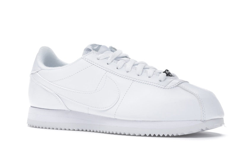Nike Cortez Basic Leather White White-Wolf Grey-Mtllc Silver