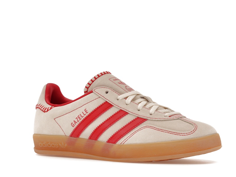 adidas Gazelle Indoor Beige Better Scarlet (Women's)