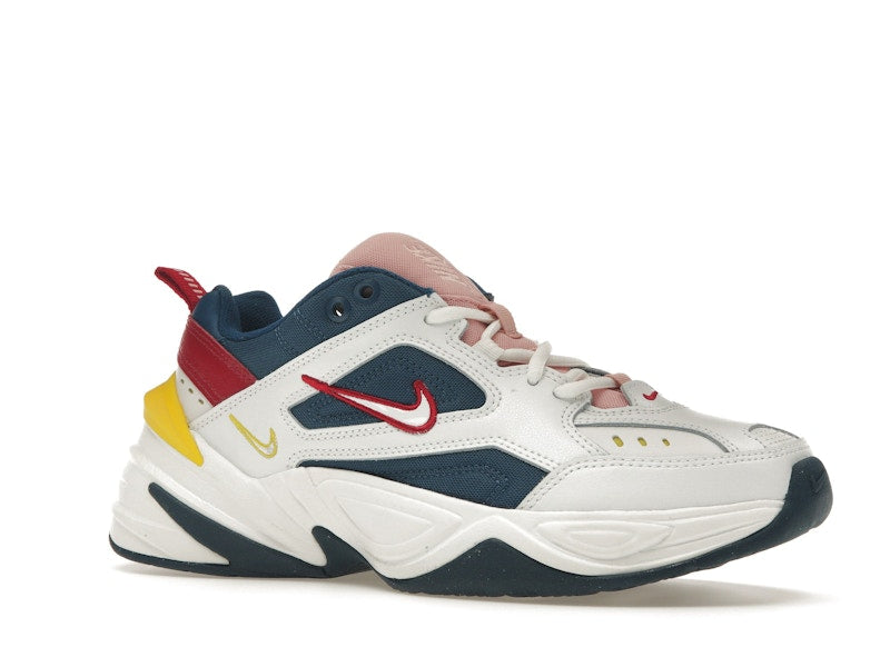 Nike M2K Tekno Blue Force Summit White Chrome Yellow (Women's)