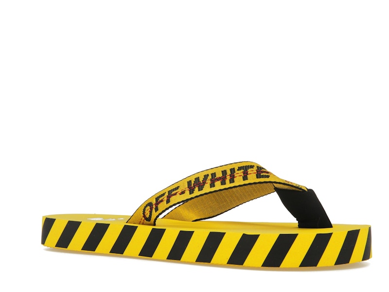 OFF-WHITE Industrial Flip Flops Yellow SS21