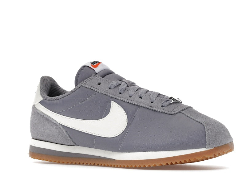 Nike Cortez Textile Cement Grey Gum Light Brown Safety Orange Sail (Women's)