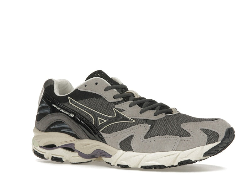 Mizuno Wave Rider 10 Dark Grey Lime Yellow
