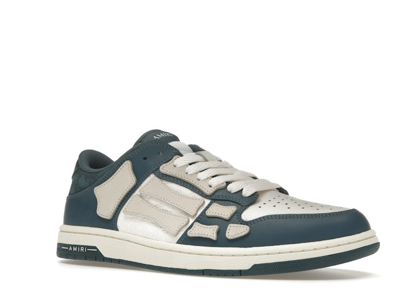 AMIRI Skel Top Low Vintage Blue Quad Monogram Debossed