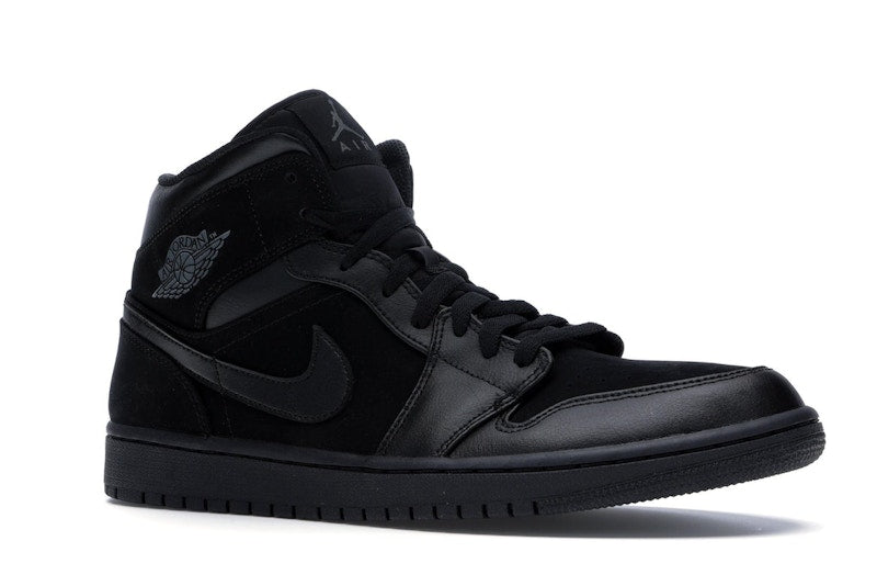 Jordan 1 Mid Triple Black (2018)