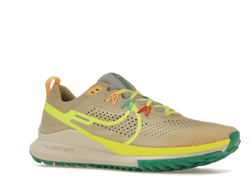 Nike React Pegasus Trail 4 Team Gold Baltic Blue Stadium Green Volt