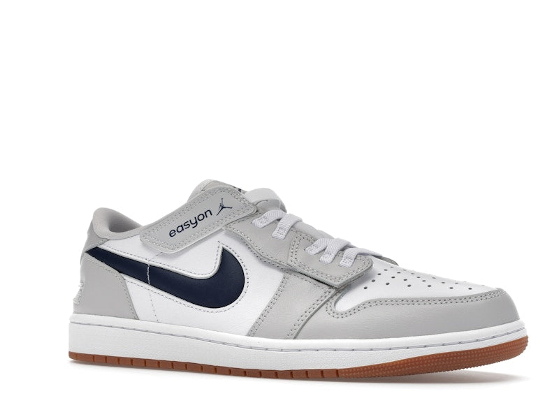 Jordan 1 Low EasyOn White Neutral Grey Gum Midnight Navy