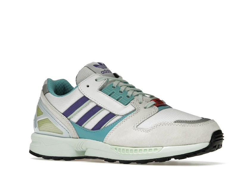 adidas ZX 8000 White Purple Aqua