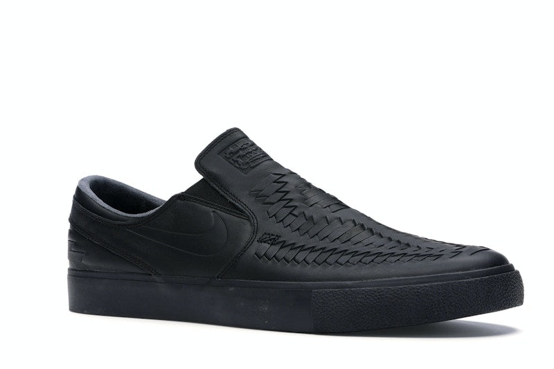 Nike SB Zoom Stefan Janoski Slip RM Crafted Woven Black