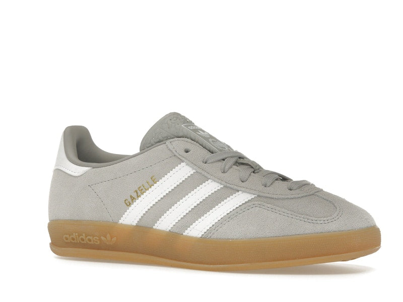 adidas Gazelle Indoor Grey Cloud White Gold Metallic