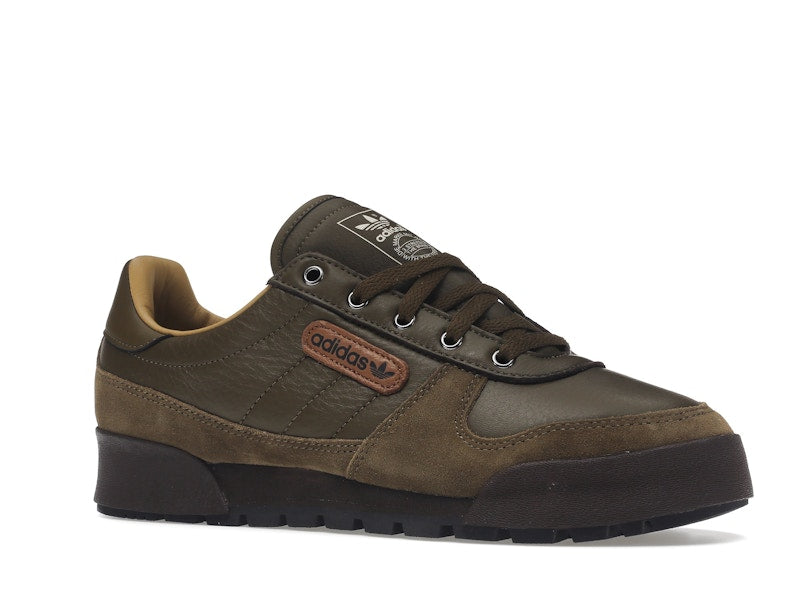 adidas Carnforth SPZL Trace Olive Golden Beige Dark Brown