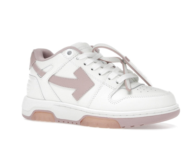 OFF-WHITE Out Of Office OOO Low Tops White Pink (Women's)
