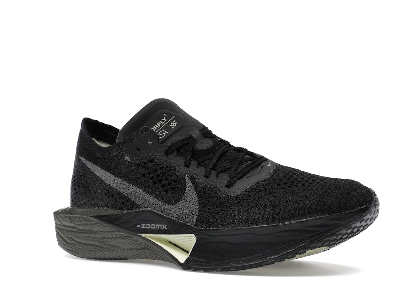 Nike ZoomX Vaporfly 3 Black Olive Aura Metallic Medium Ash