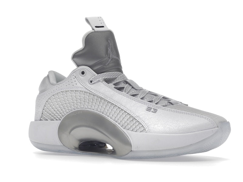 Jordan XXXV Low Metallic Silver (Clear Sole)