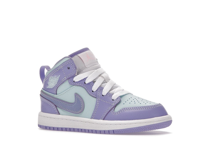 Jordan 1 Mid Purple Aqua (PS)