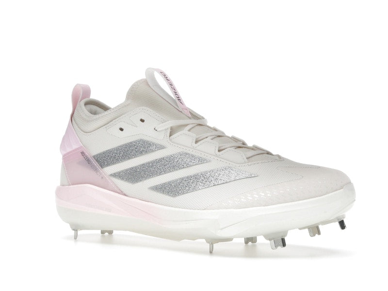 adidas Adizero Instinct+ 2.0 Chalk White Silver Metallic Clear Pink (Women's)