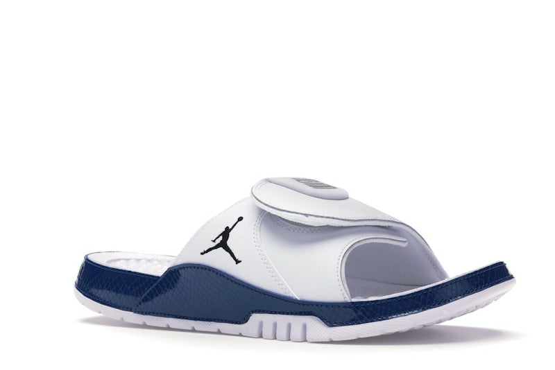Jordan Hydro 11 Slide White Navy