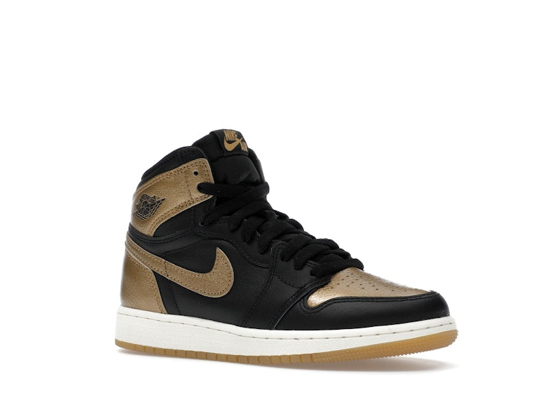 Jordan 1 Retro High OG Black Metallic Gold (GS)