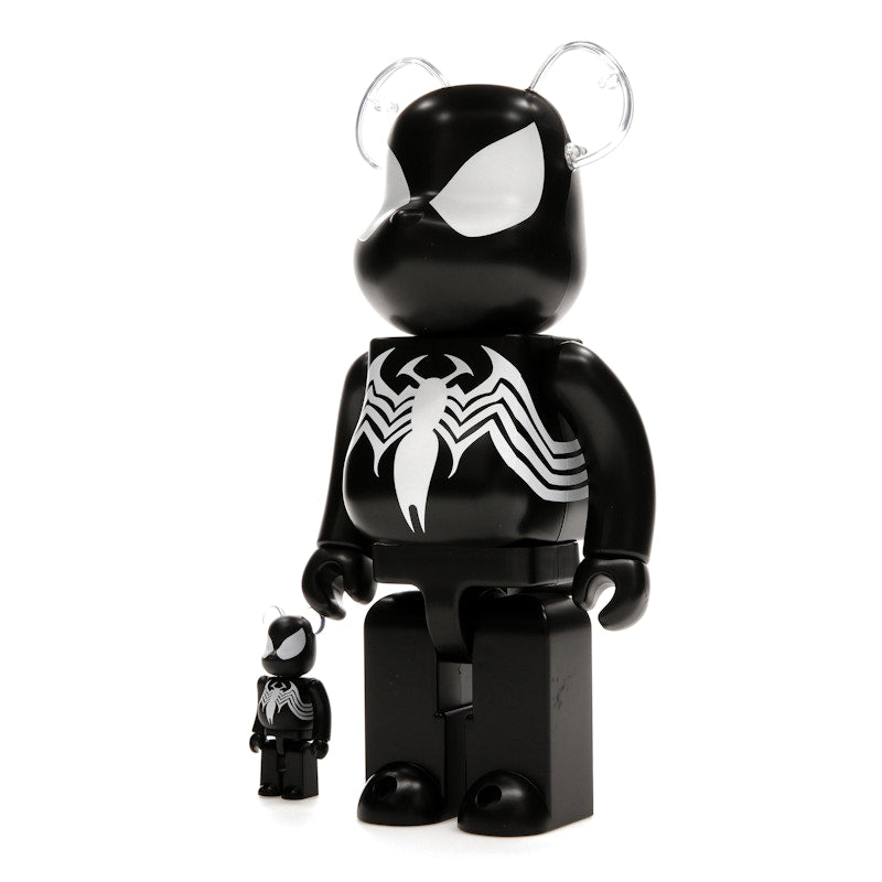Bearbrick x Marvel Spider-Man Black Costume 100% & 400% Set