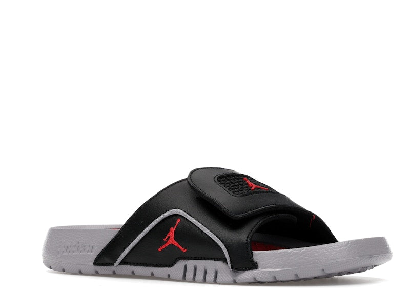 Jordan Hydro 4 Retro Black Cement Grey Fire Red (GS)